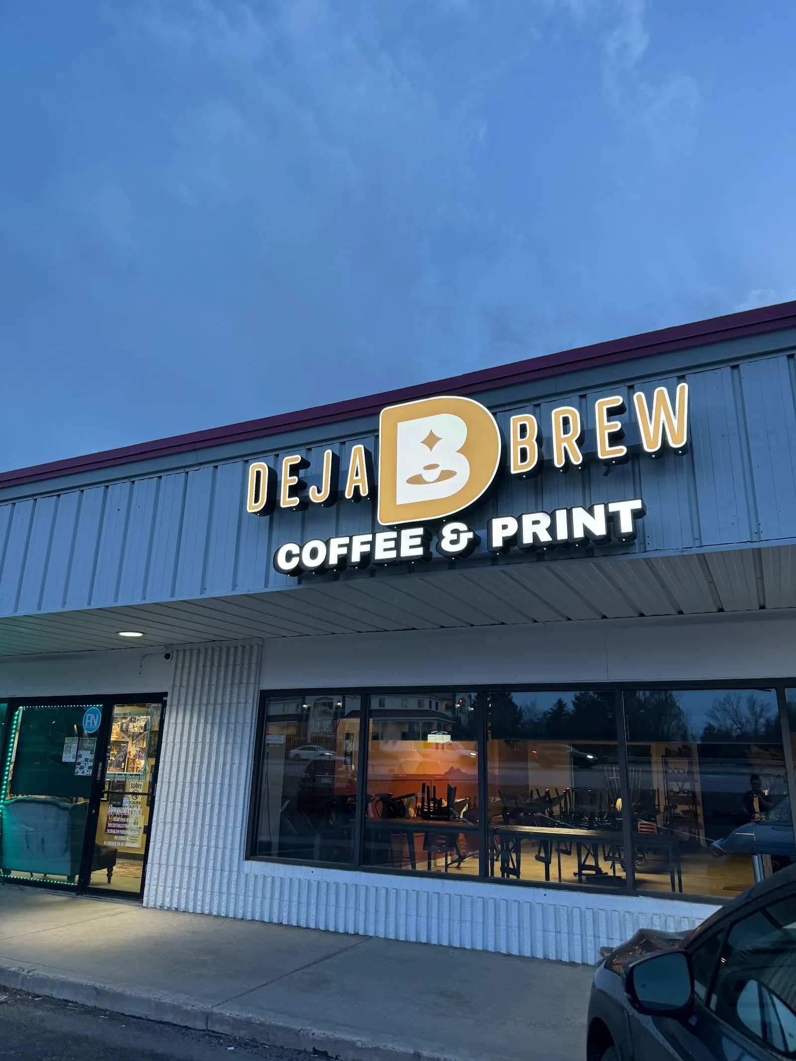 Deja Brew in Parker, specialty coffee cafe