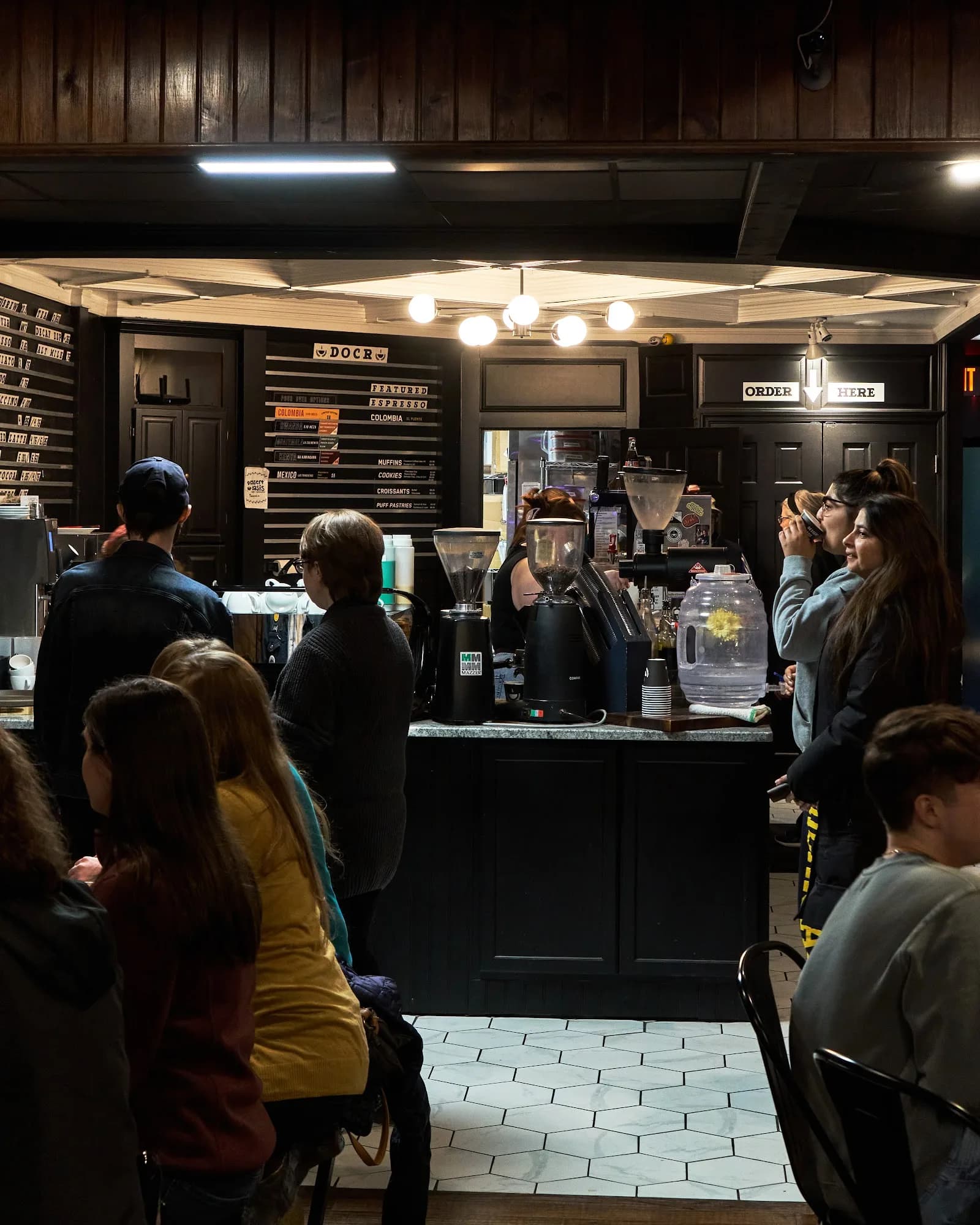Dessert Oasis Coffee Roasters Rochester in Detroit, specialty coffee roaster