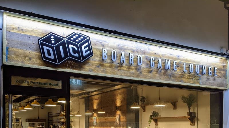 Dice Board Game Lounge in Worthing, specialty coffee cafe