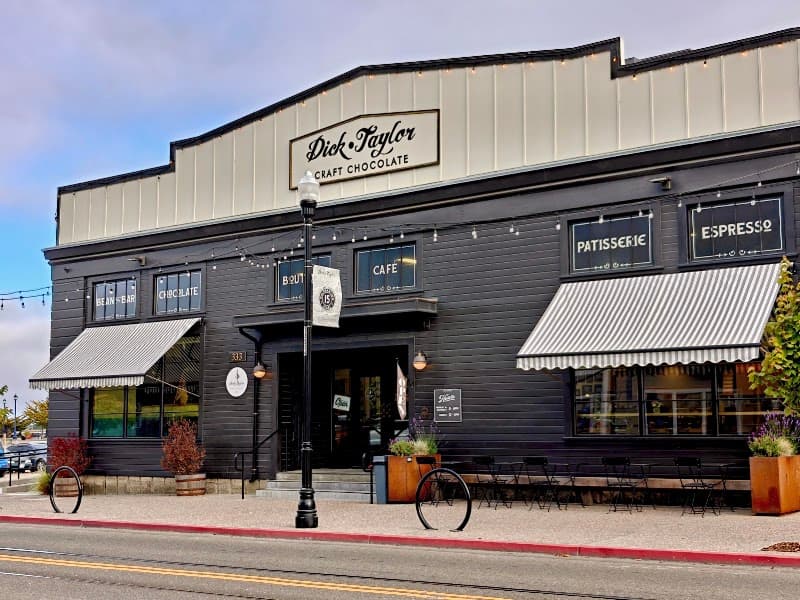 Dick Taylor Craft Chocolate in Eureka, specialty coffee cafe