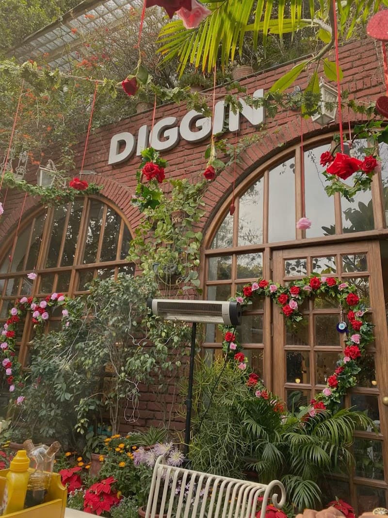 Diggin Cafe in New Delhi, specialty coffee cafe