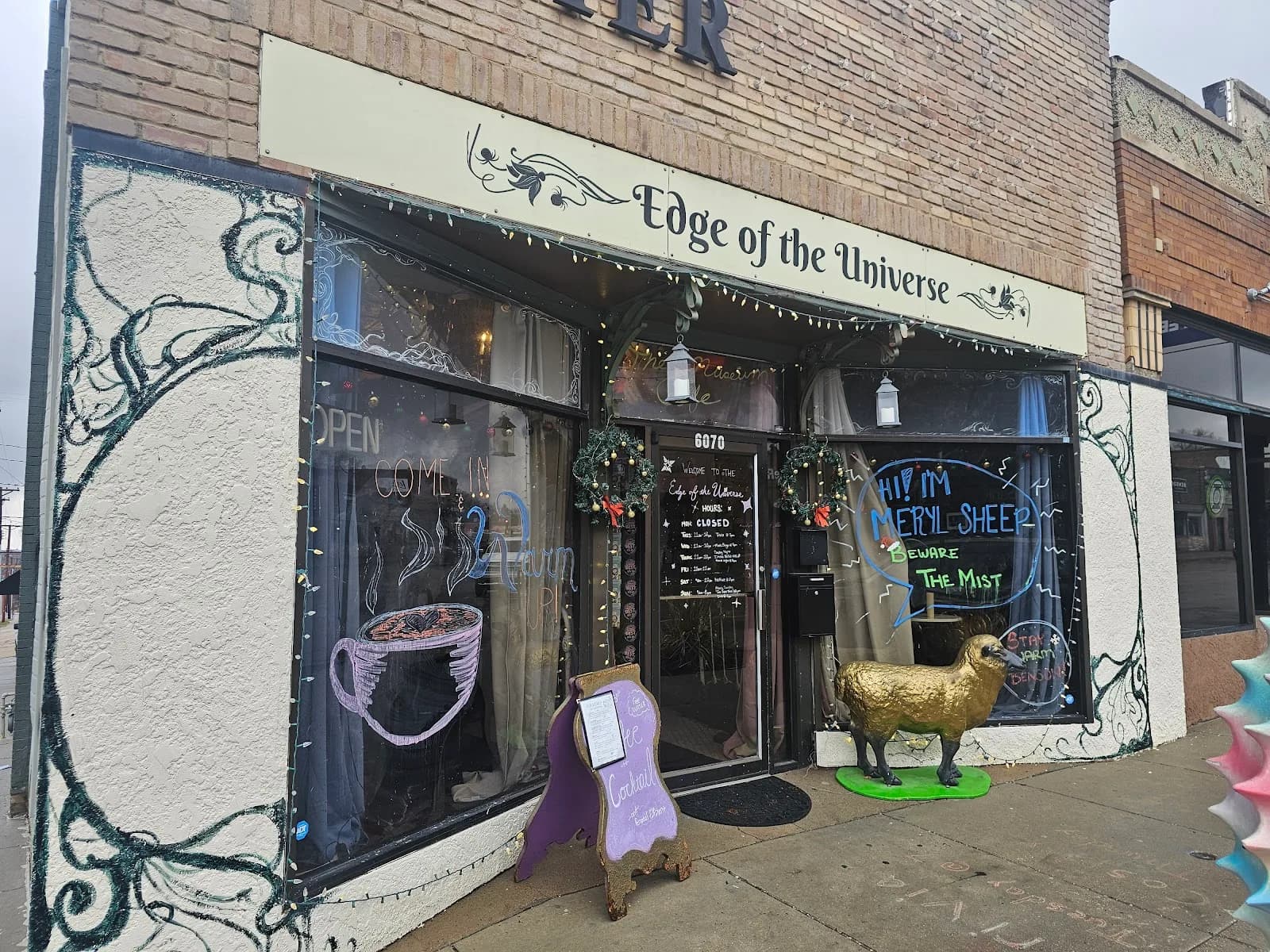 Edge of the Universe Cafe in Omaha, specialty coffee cafe