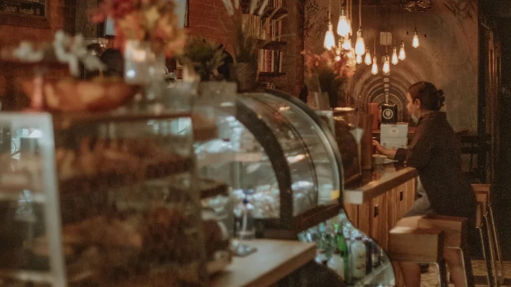 El Barrista cafe in New York City, specialty coffee cafe