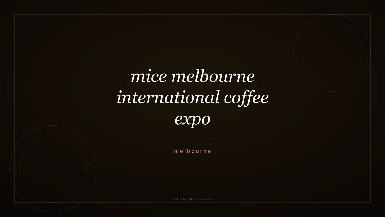 mice melbourne international coffee expo