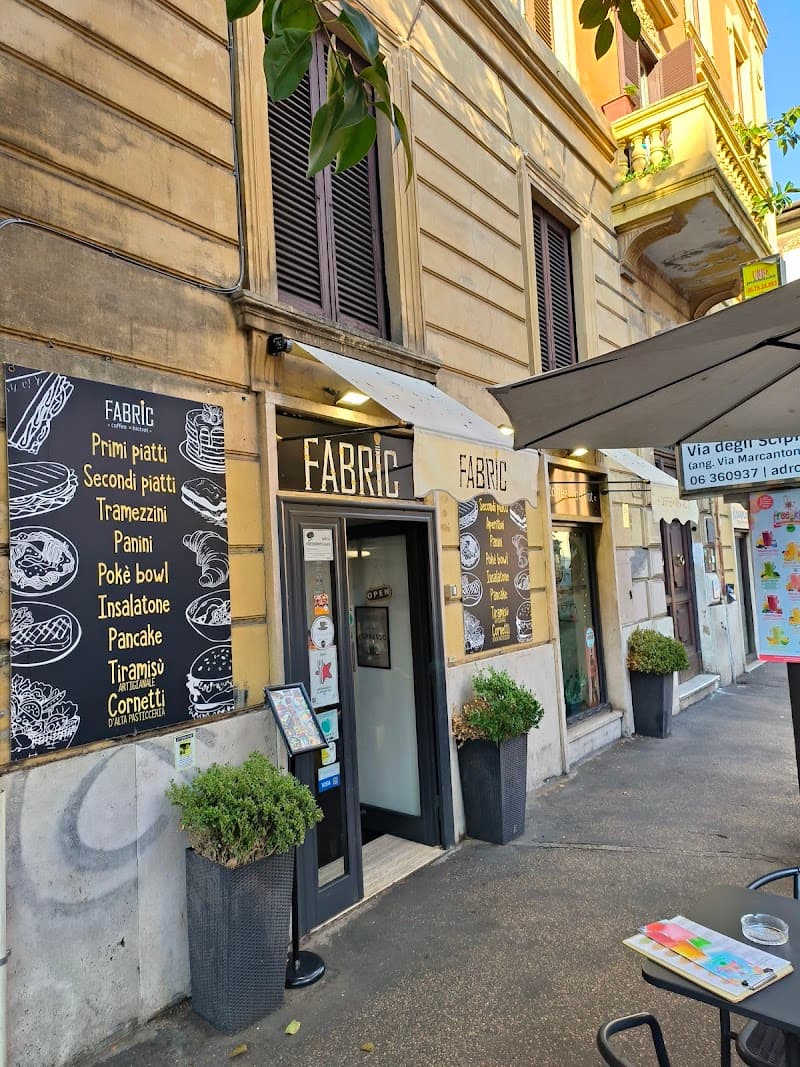 Fabric in Rome, specialty coffee cafe