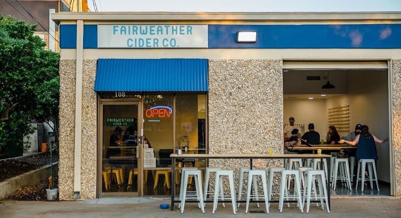 Fairweather Cider Co. in Austin, specialty coffee cafe