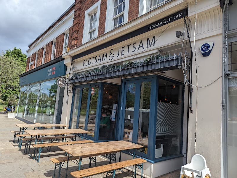 Flotsam & Jetsam in London, specialty coffee cafe
