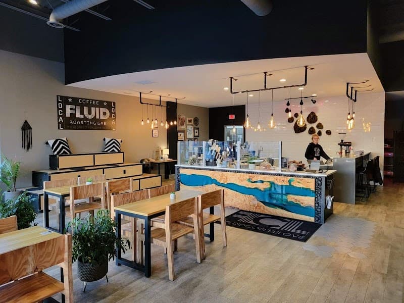 FLUID Coffee Roasters in Crown Point, specialty coffee roaster