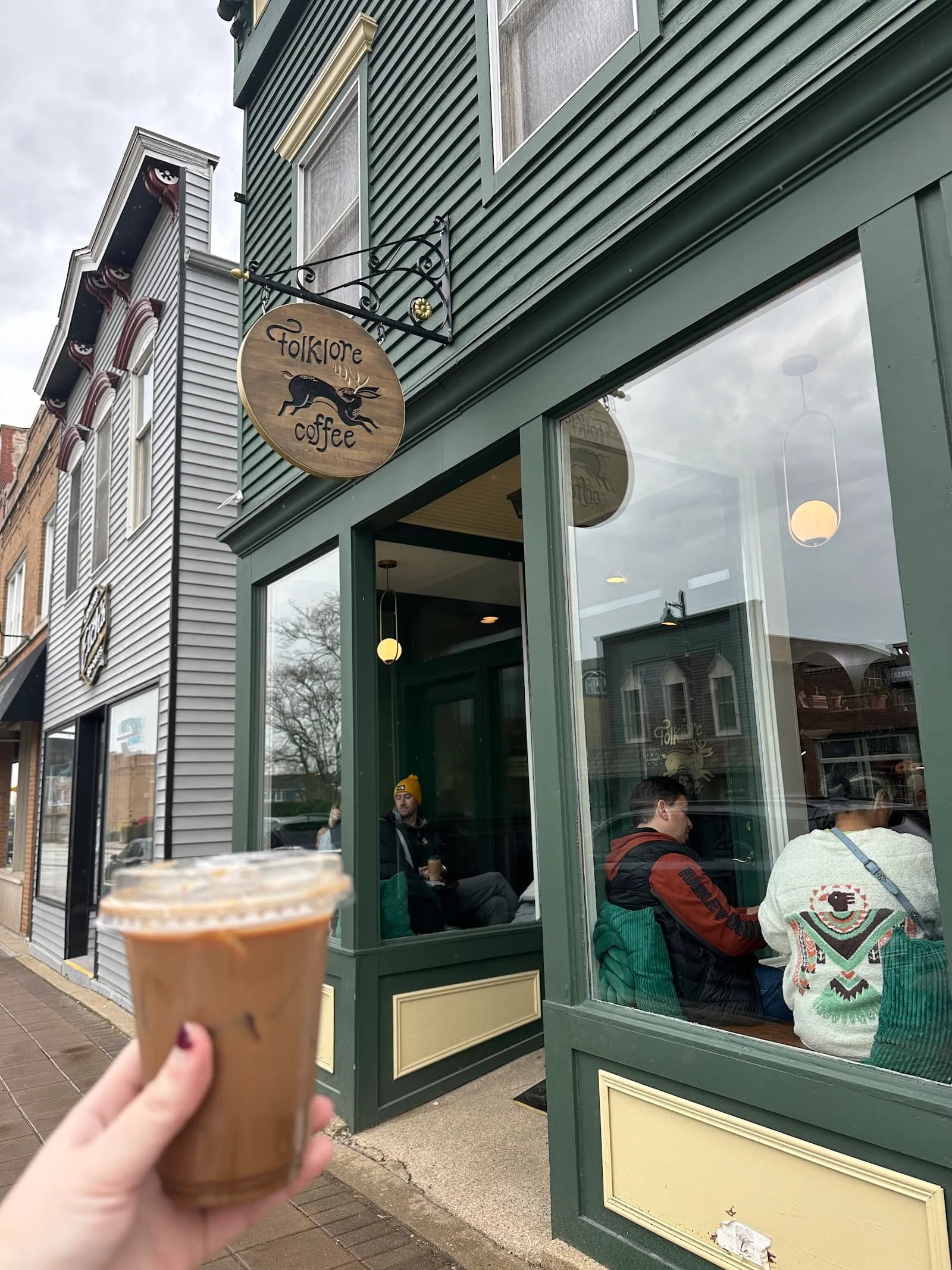 Folklore Coffee in Chicago, specialty coffee cafe