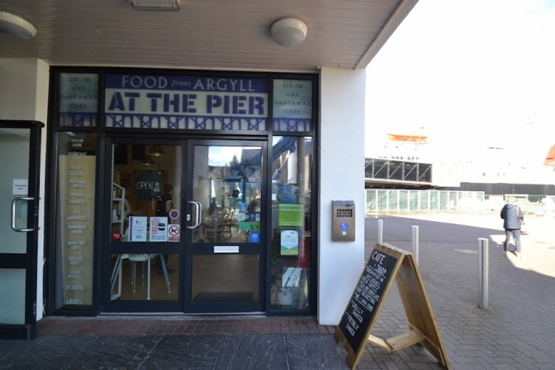 Food From Argyll at the Pier in Lochgilphead, specialty coffee cafe