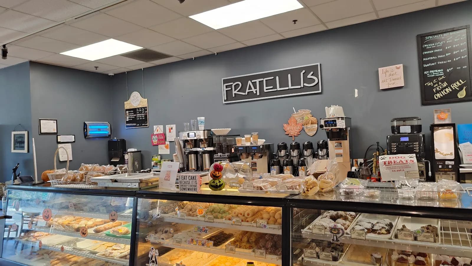 Fratelli's Pastry Shop in Quincy, specialty coffee cafe