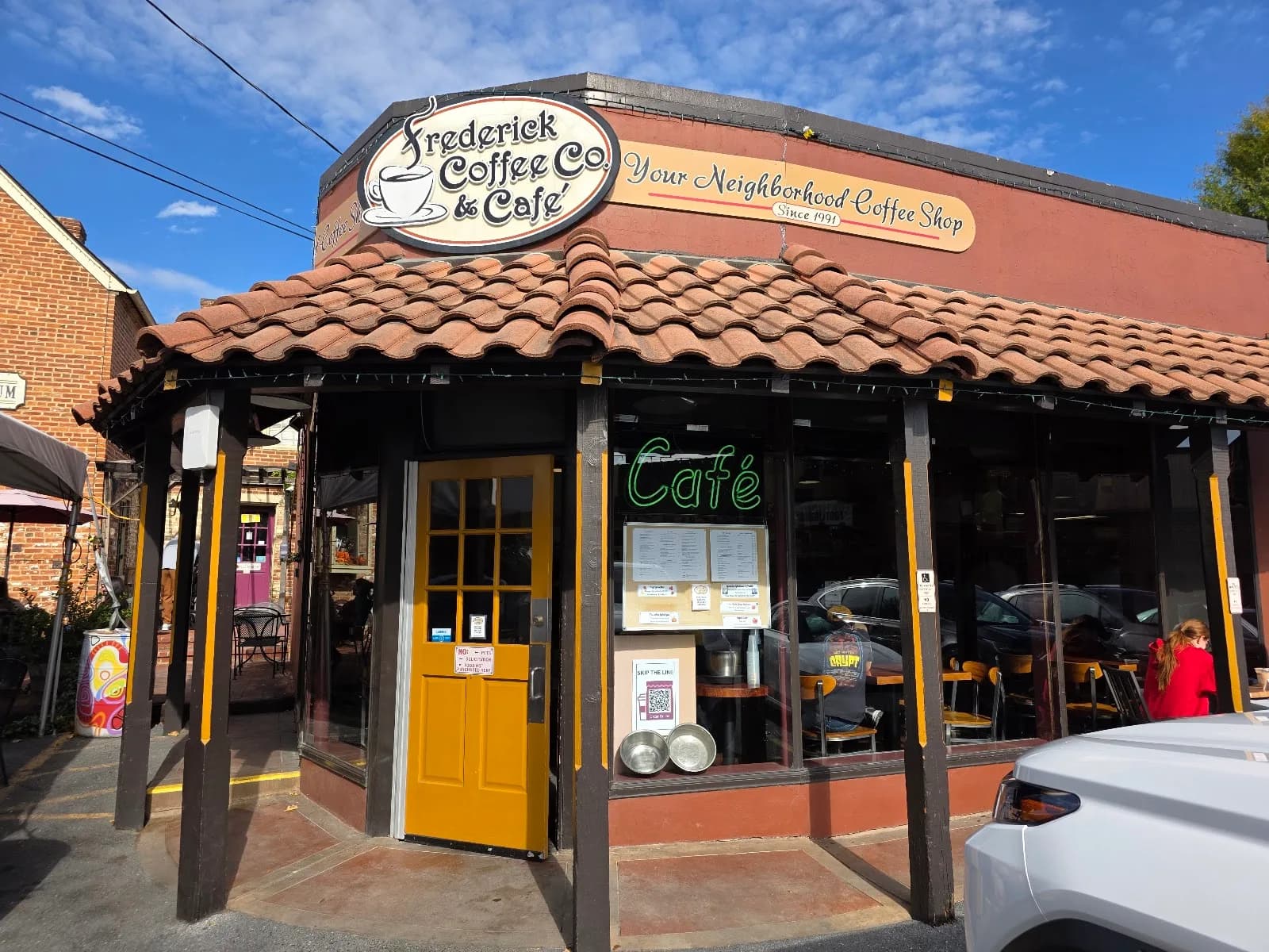 Frederick Coffee Co & Cafe in Frederick, specialty coffee cafe