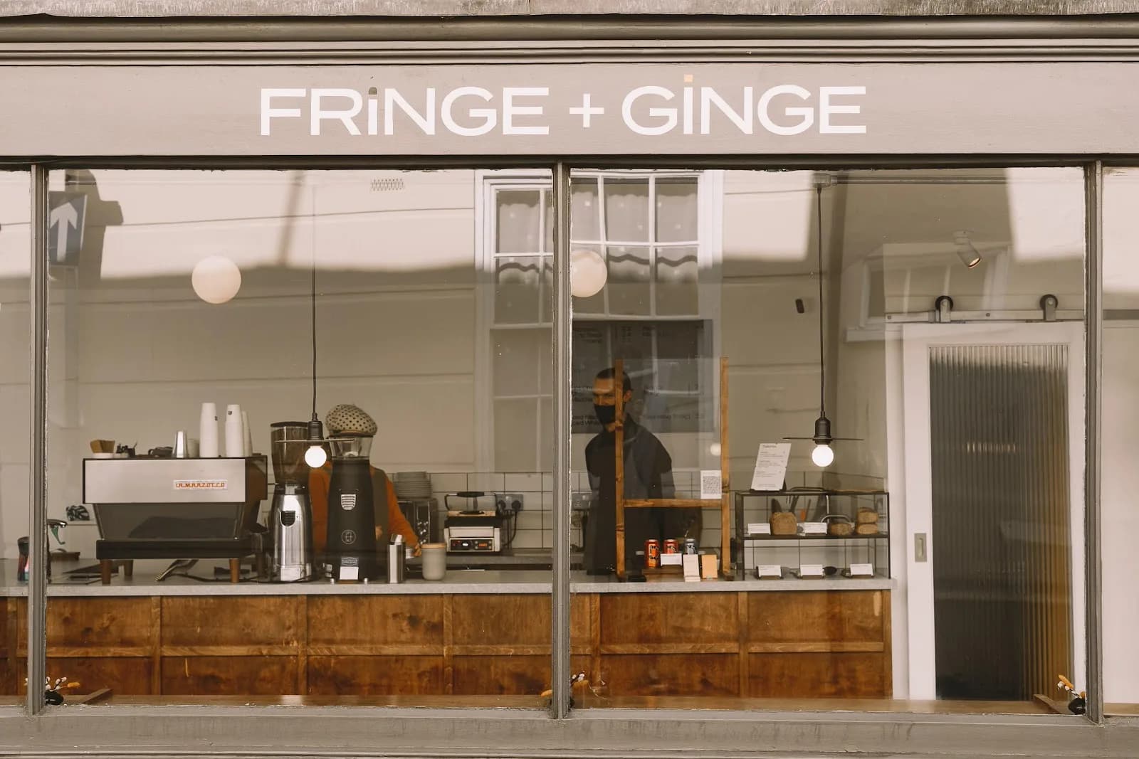 Fringe + Ginge Coffee in Canterbury, specialty coffee cafe