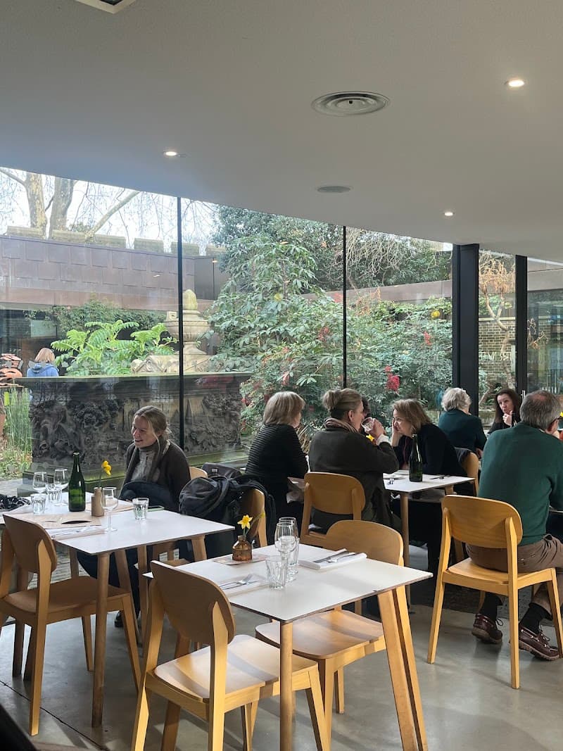 Garden Museum in London, specialty coffee cafe