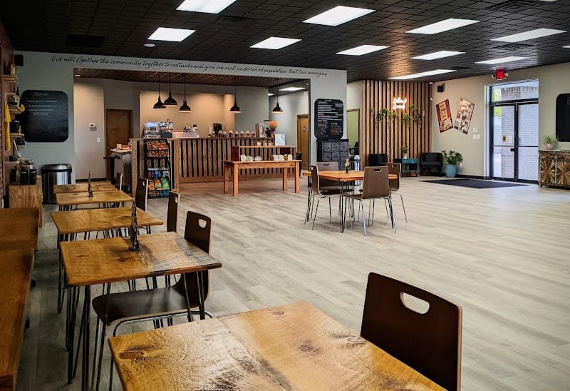 Gather + Grounds in Detroit, specialty coffee cafe