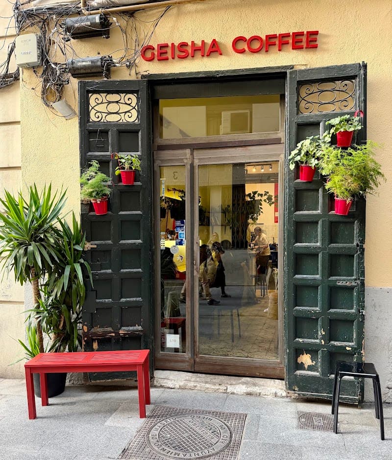 Geisha Coffee in Madrid, specialty coffee cafe