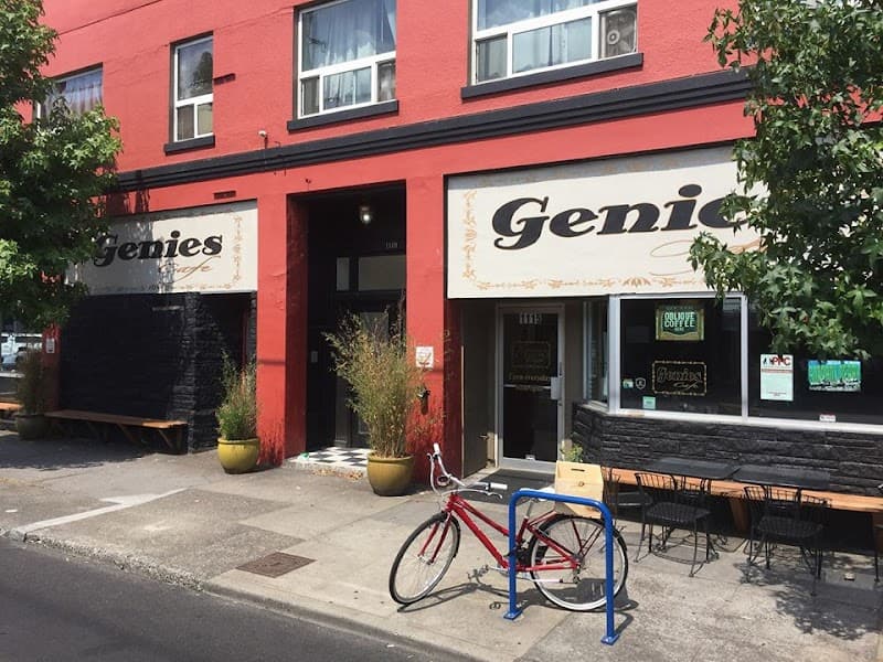 Genies Cafe in Portland, specialty coffee cafe