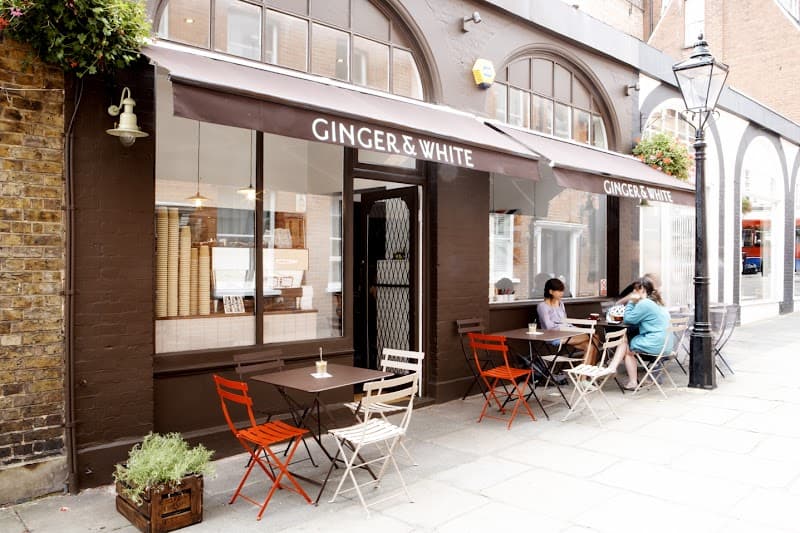 Ginger & White in London, specialty coffee cafe
