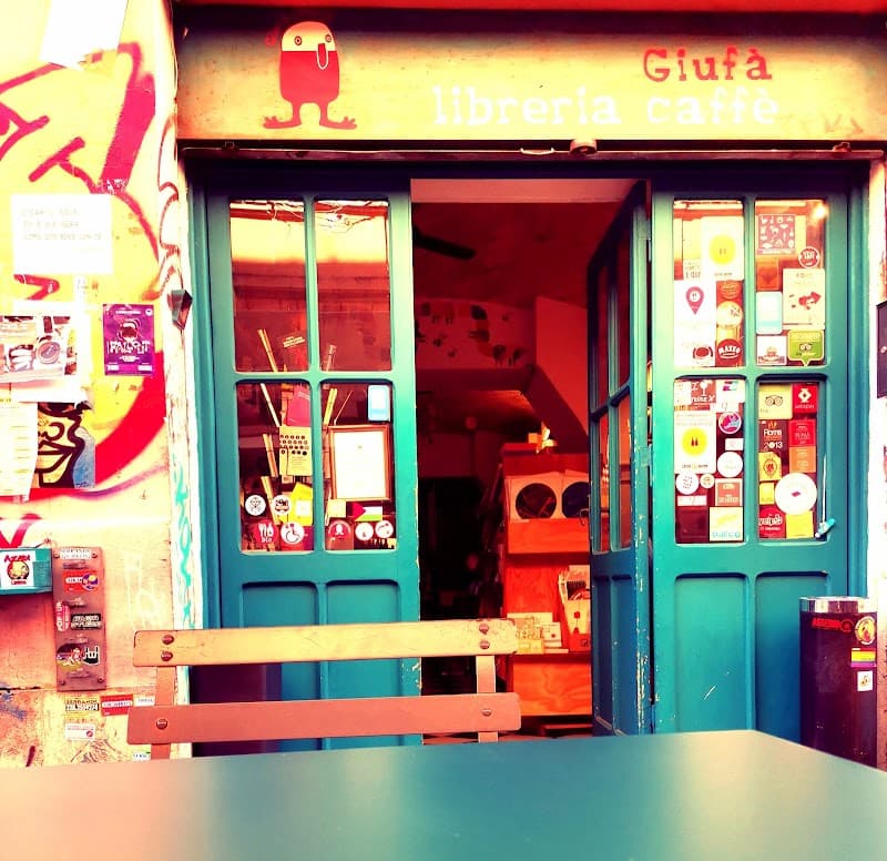 Giufà Library Coffee in Rome, specialty coffee cafe