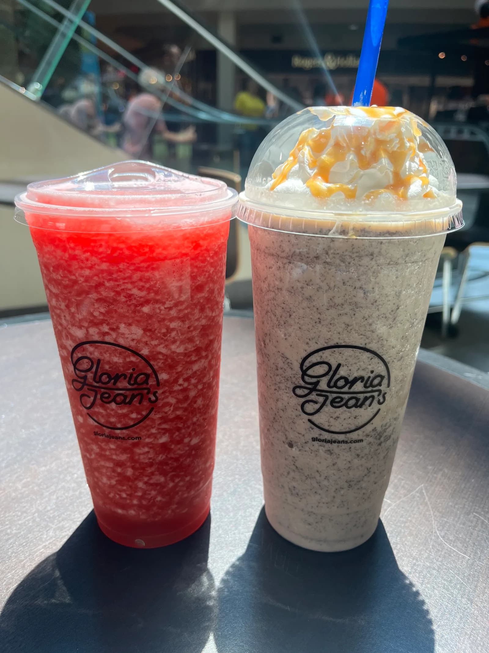 Gloria Jean's Coffees Golf Mills Center in Chicago, specialty coffee cafe