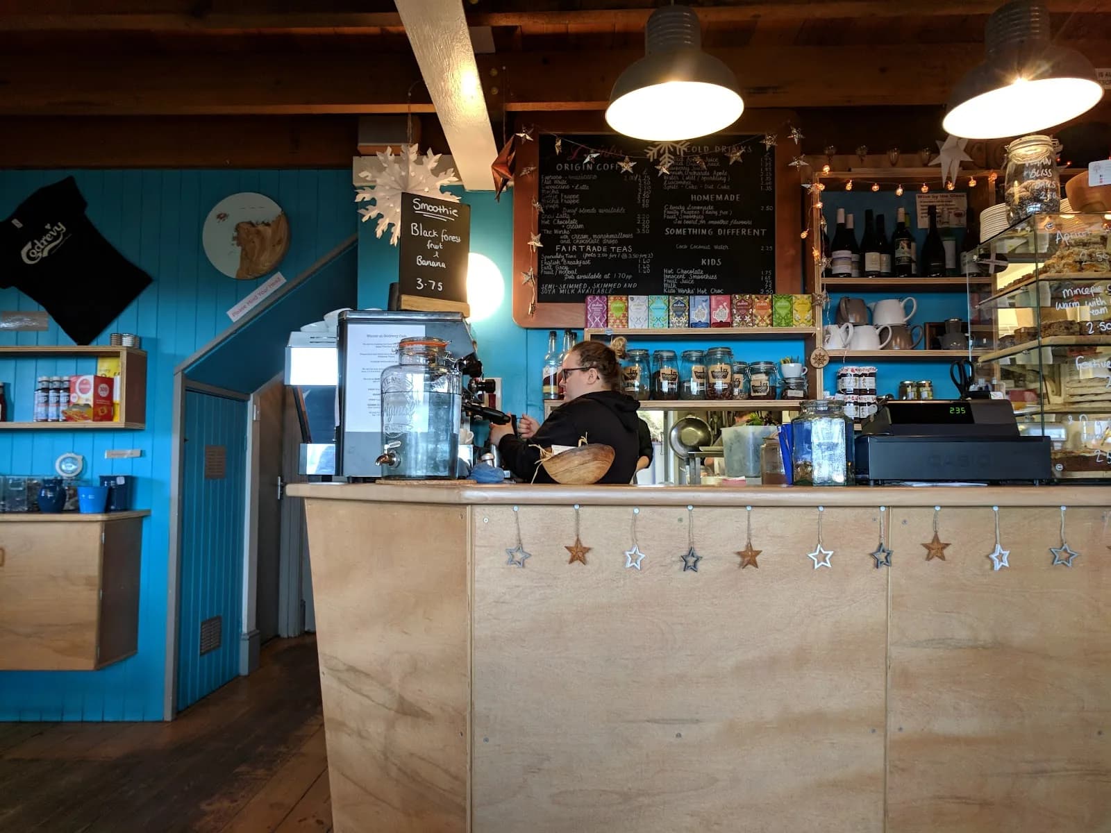 Godrevy Cafe in Camborne, specialty coffee cafe