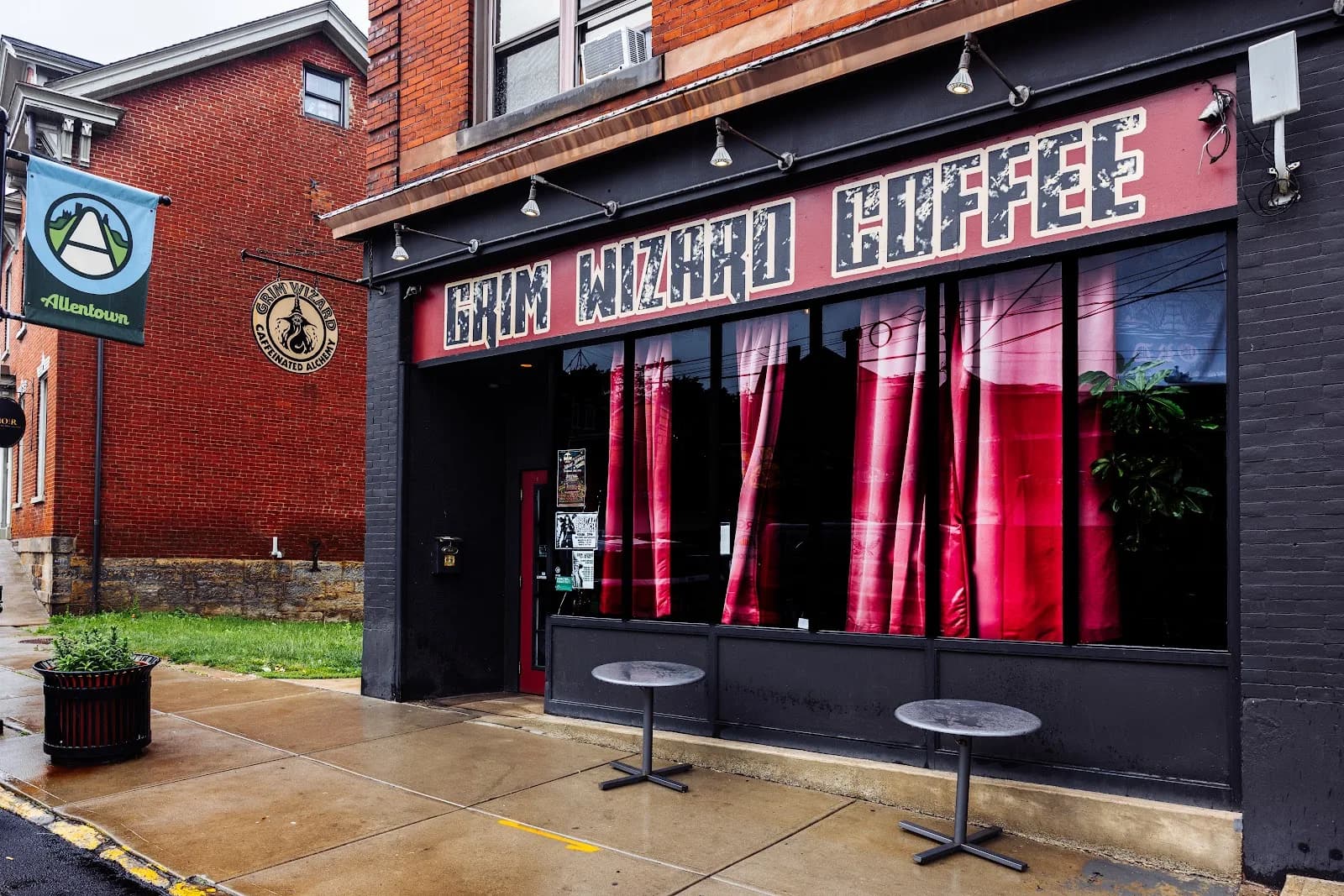 Grim Wizard Coffee in Pittsburgh, specialty coffee cafe
