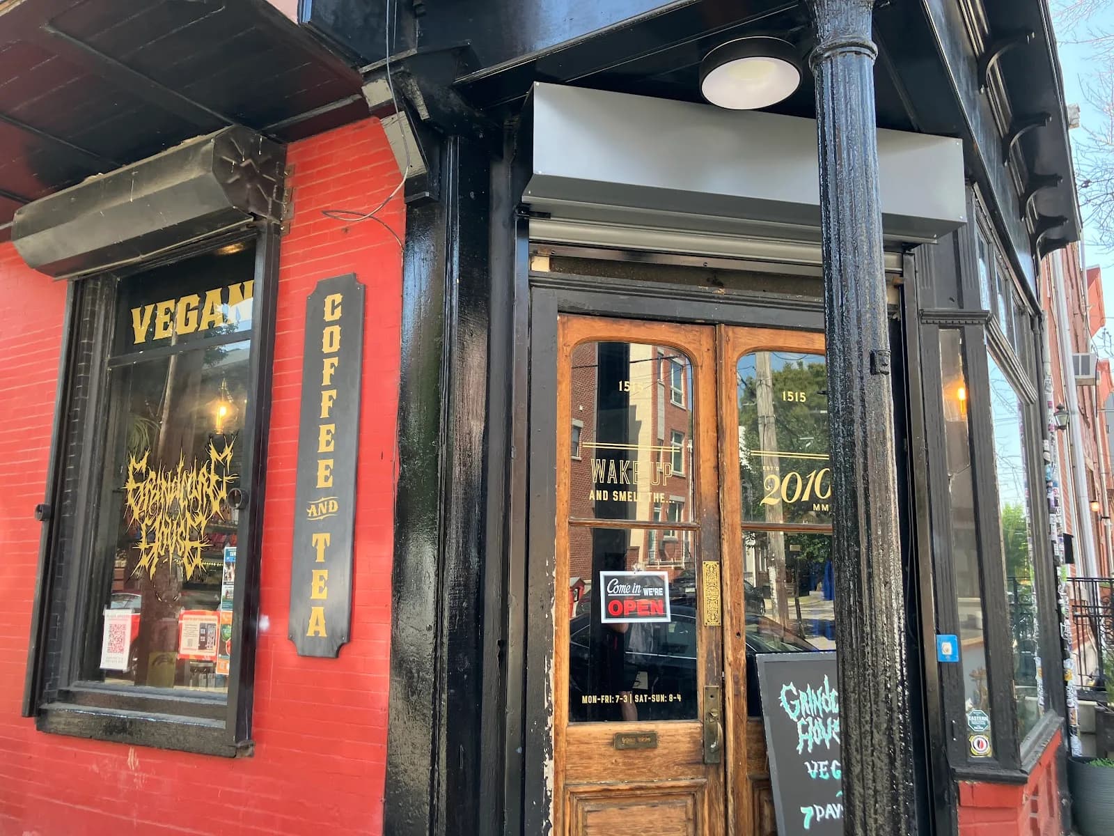 Grindcore House in Philadelphia, specialty coffee cafe