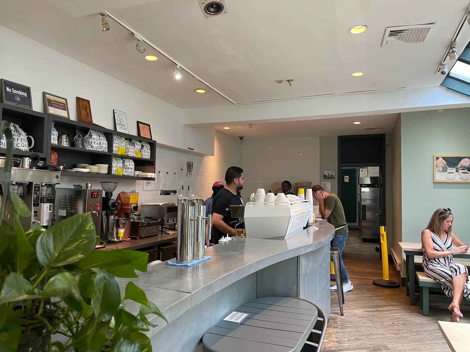 Ground Support Cafe in New York City, specialty coffee cafe