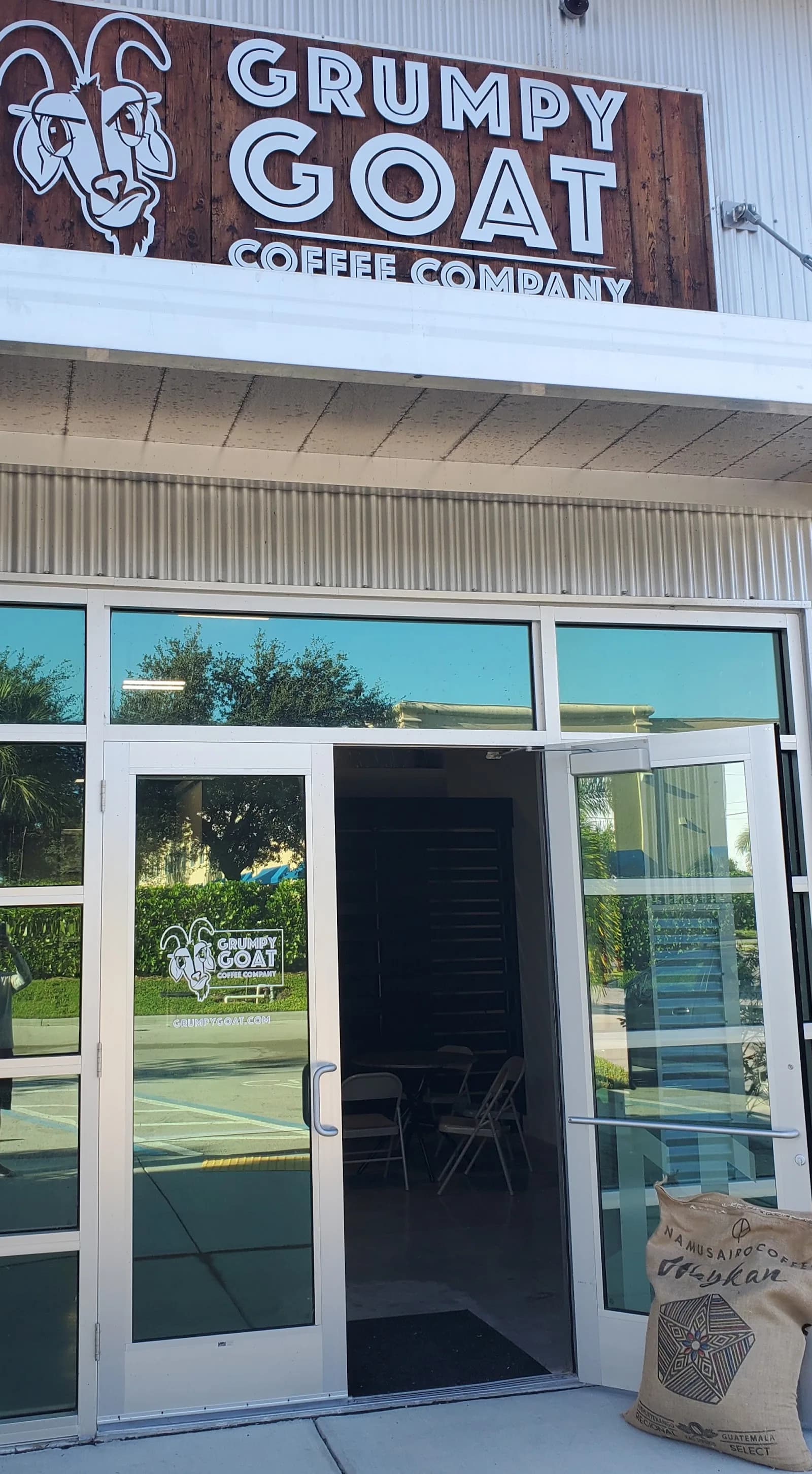 Grumpy Goat Coffee Roastery in Bonita Springs, specialty coffee roaster