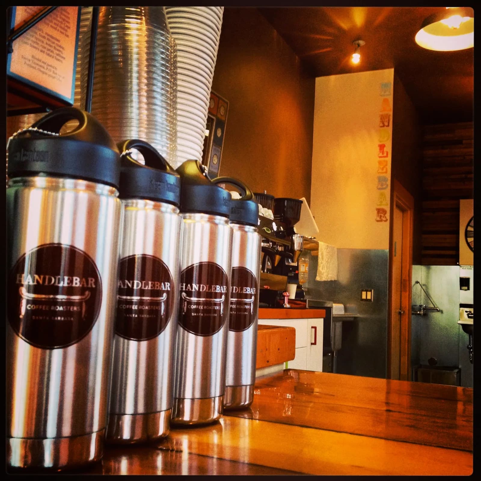 Handlebar Coffee Roasters in Santa Barbara, specialty coffee cafe