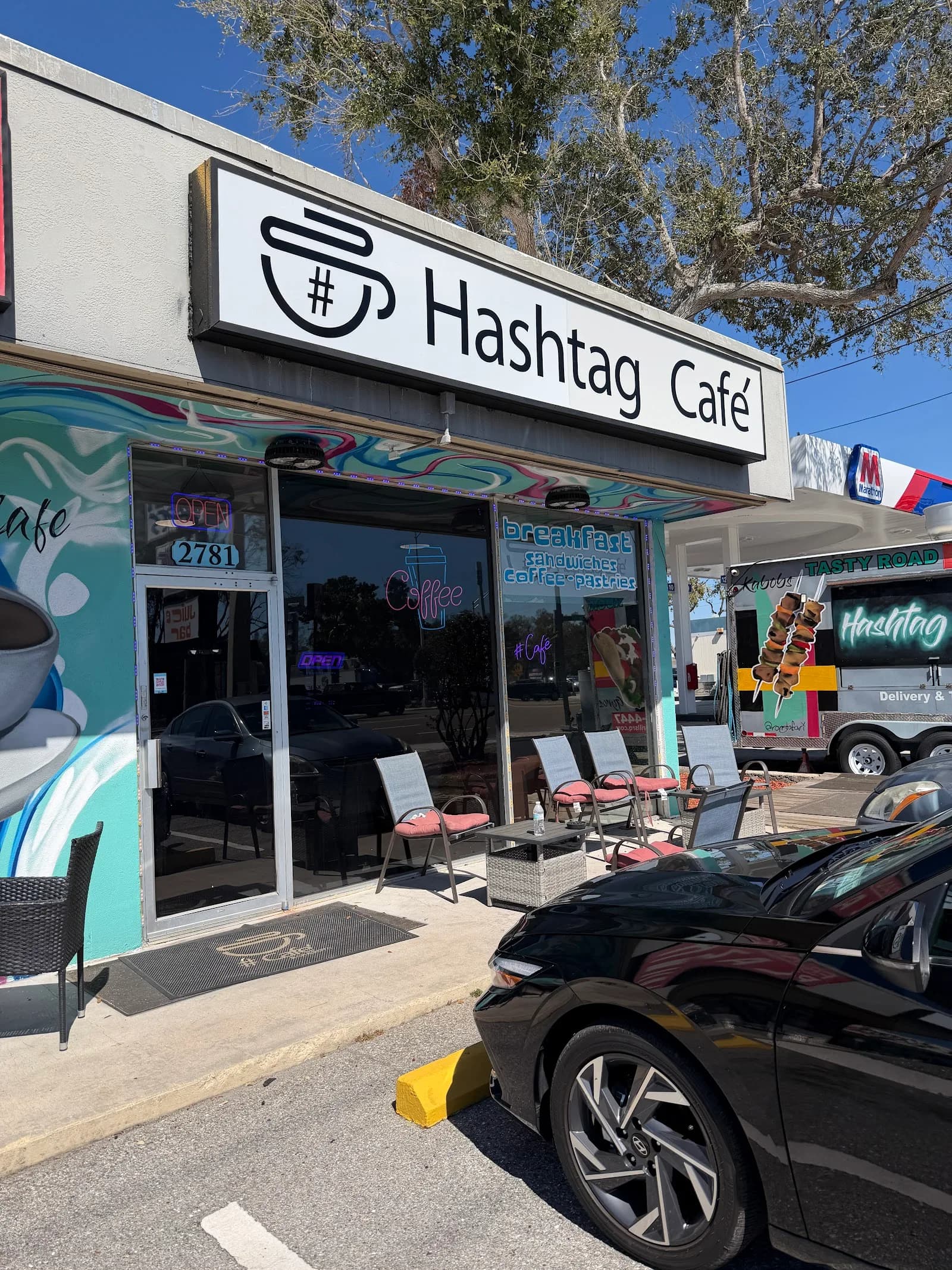 Hashtag Café in Sarasota, specialty coffee cafe