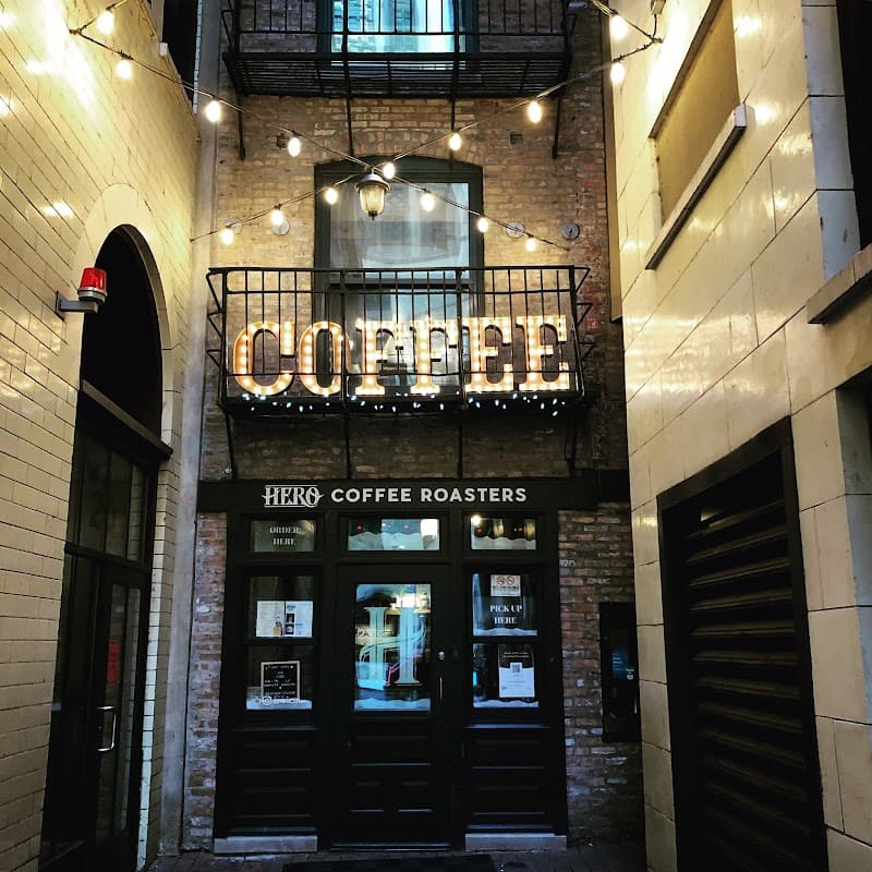 HERO Coffee Bar in Chicago, specialty coffee cafe