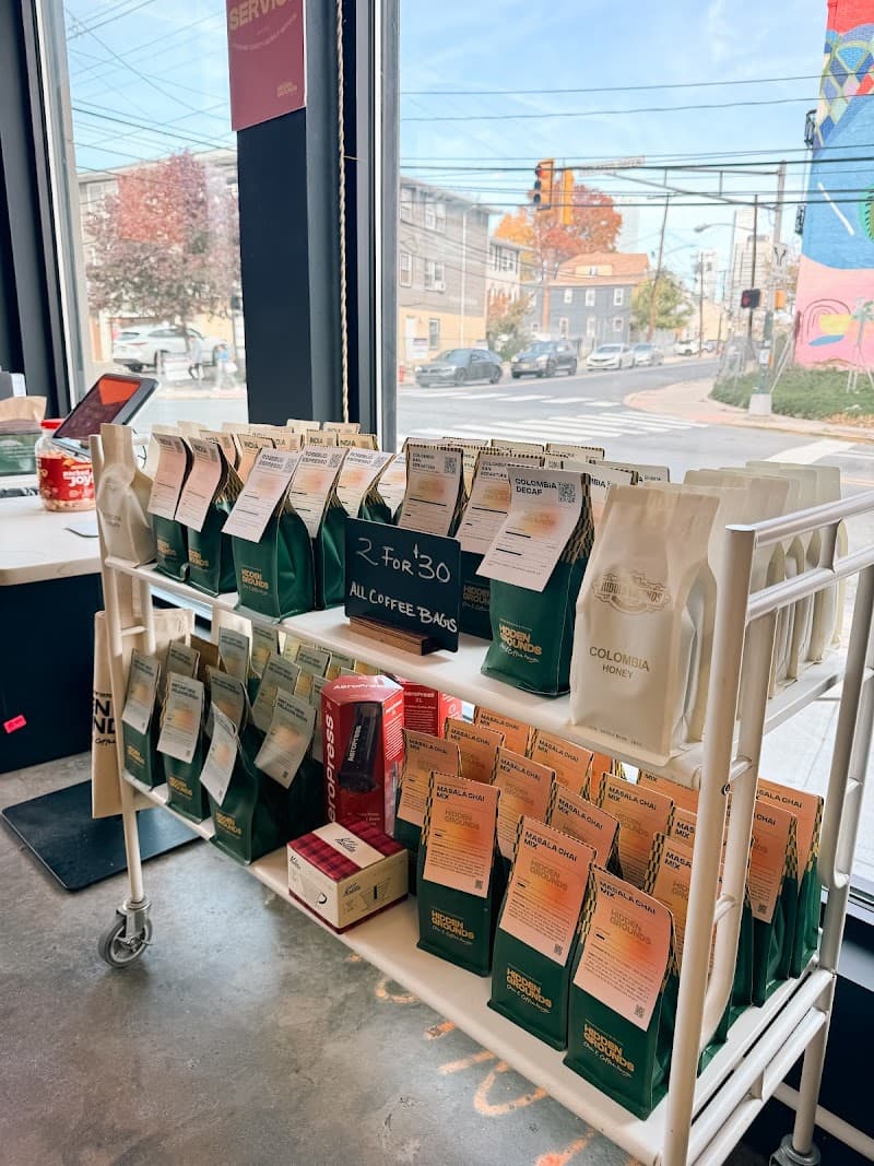 Hidden Grounds Chai & Coffee House in Jersey City, specialty coffee cafe