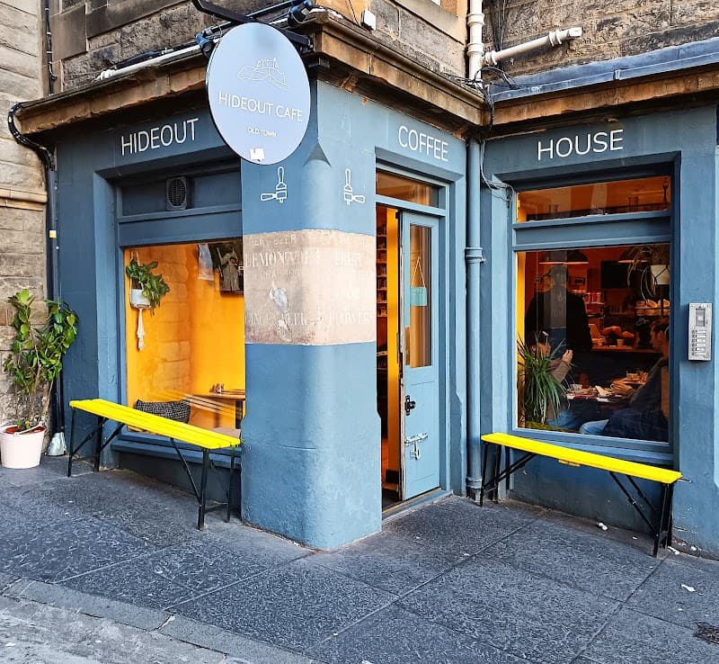 Hideout Cafe Old Town in Edinburgh, specialty coffee cafe