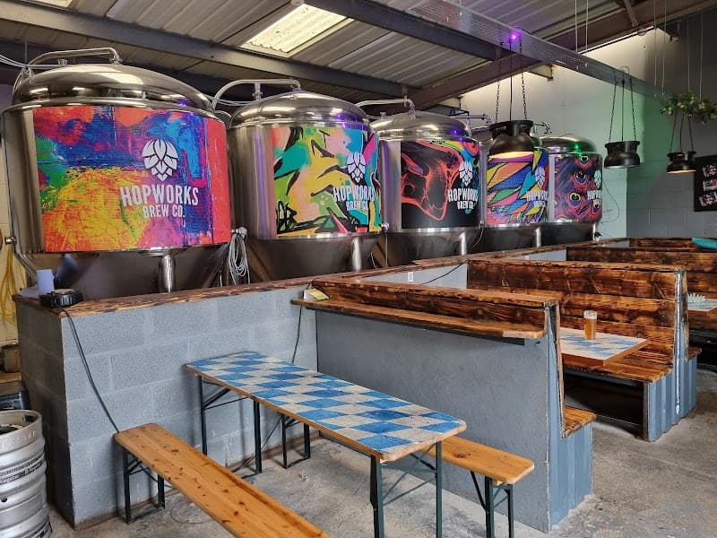HOPWORKS BREW CO. in Chorley, specialty coffee cafe