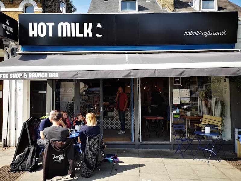 Hot Milk Cafe in London, specialty coffee cafe