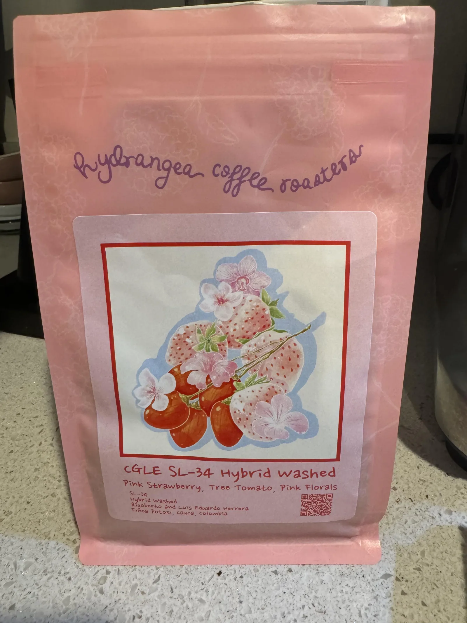 Hydrangea Coffee Roaster in San Francisco, specialty coffee roaster