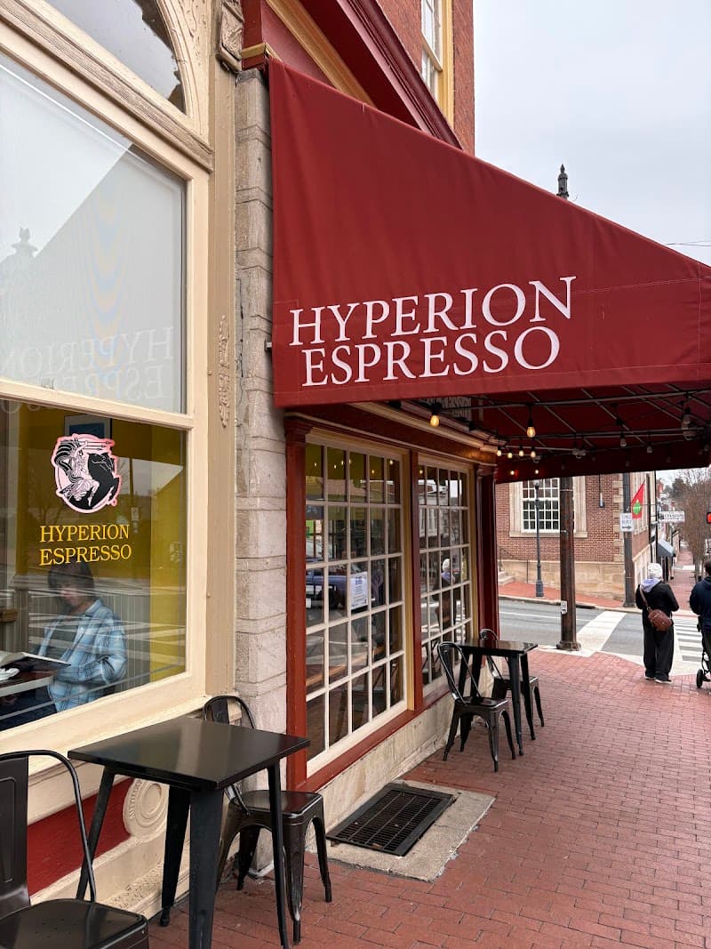 Hyperion Espresso in Fredericksburg, specialty coffee cafe