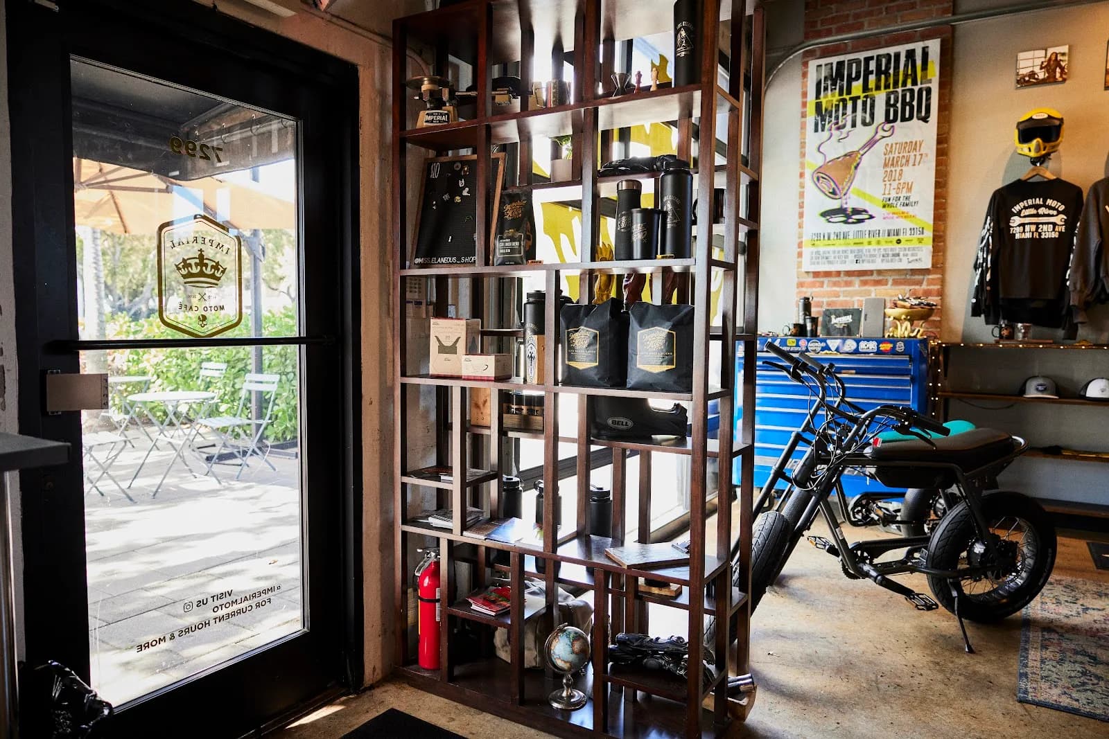 Imperial Moto Café in Miami, specialty coffee cafe