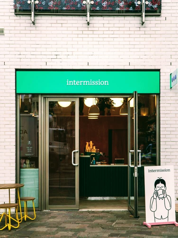Intermission Coffee in London, specialty coffee cafe