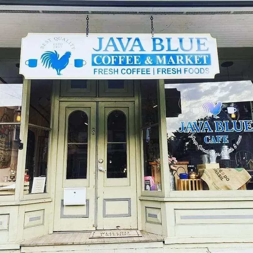 Java Blue Coffee and Market in Montgomery, specialty coffee cafe