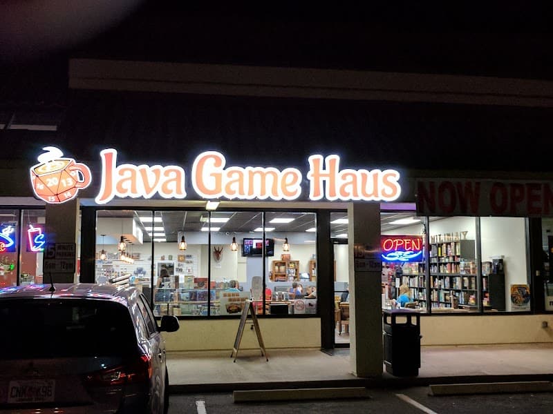 Java Game Haus Cafe in Jacksonville, specialty coffee cafe