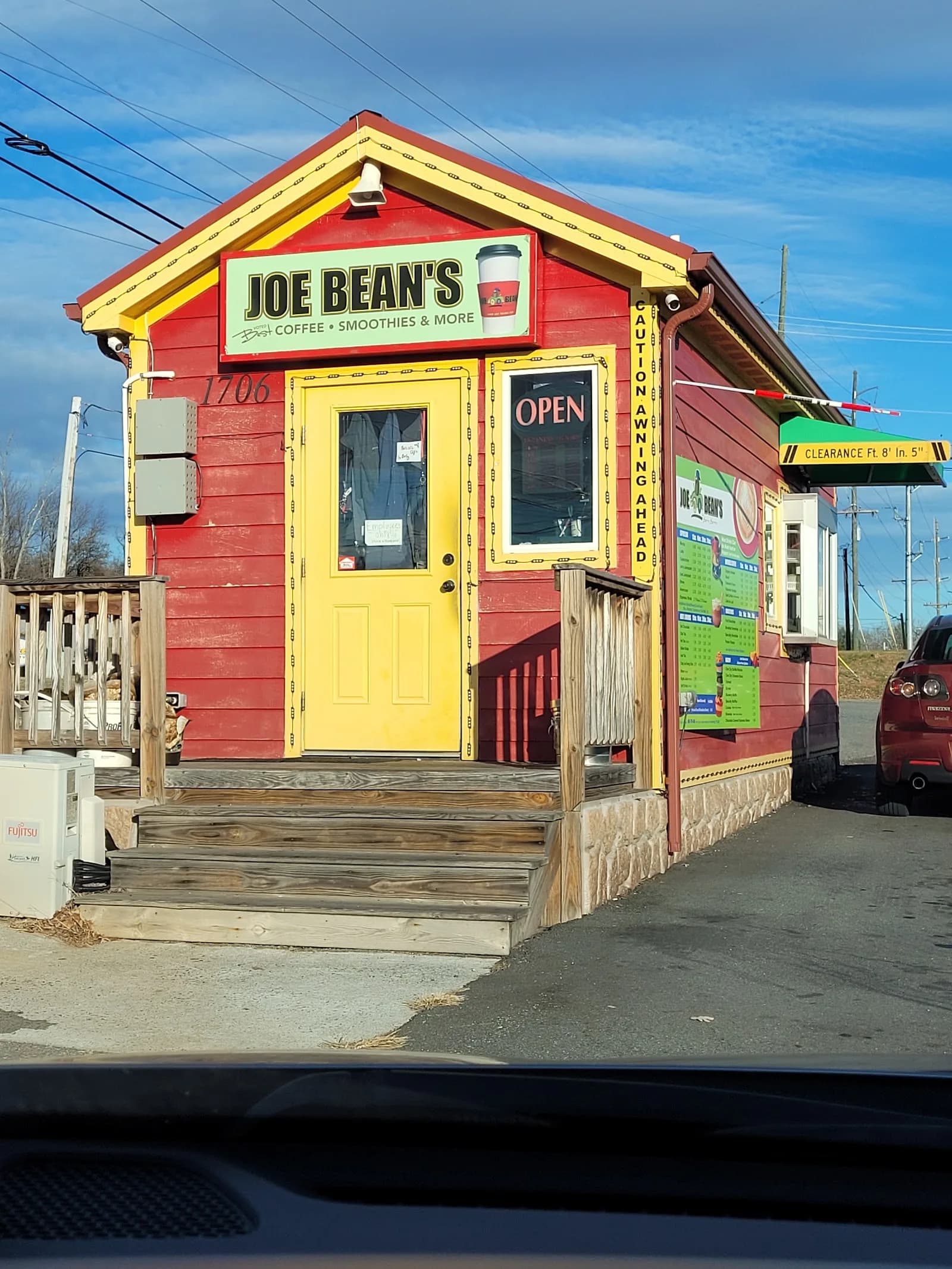 Joe Bean’s Express Espresso in Bedford, specialty coffee cafe
