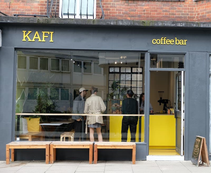 Kafi in London, specialty coffee cafe