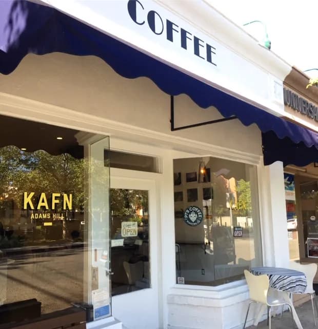 Kafn Coffee in Los Angeles, specialty coffee cafe