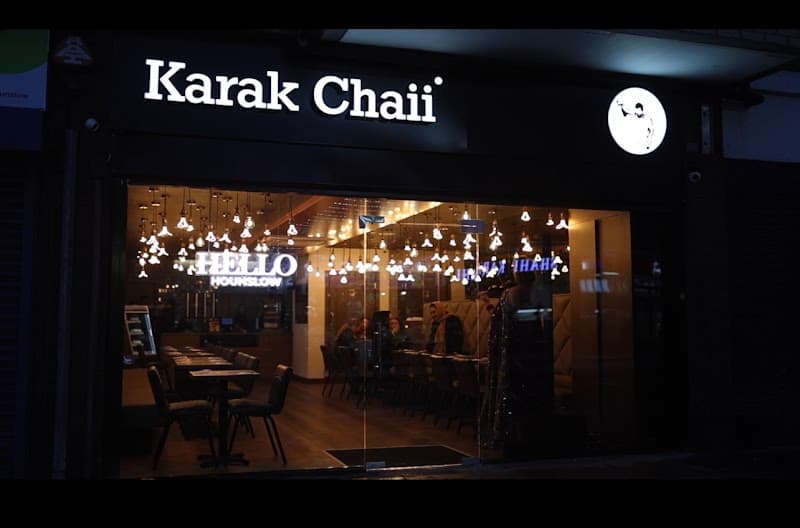 Karak Chaii Hounslow in London, specialty coffee cafe