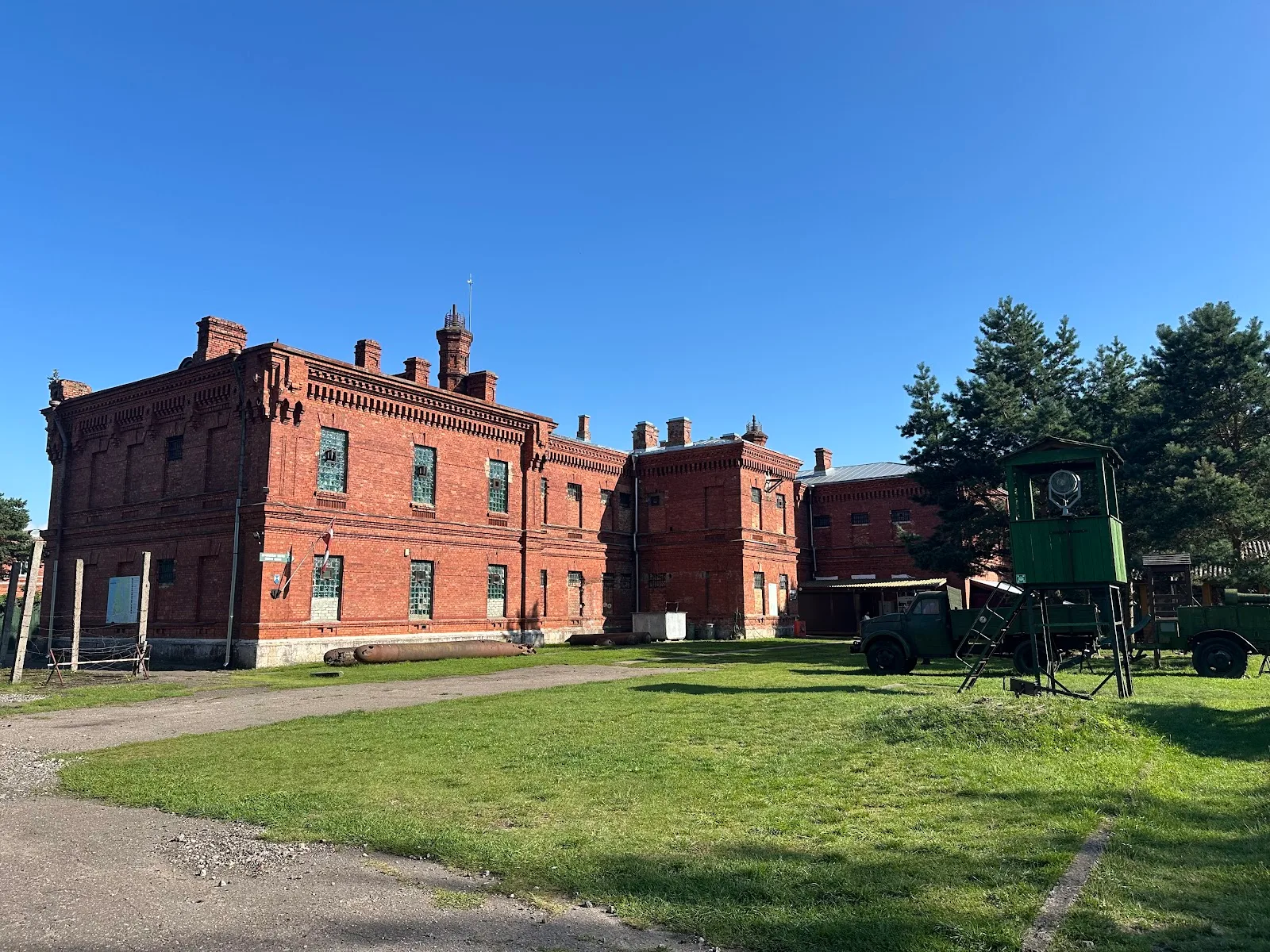 Karosta Prison in Liepaja, specialty coffee cafe