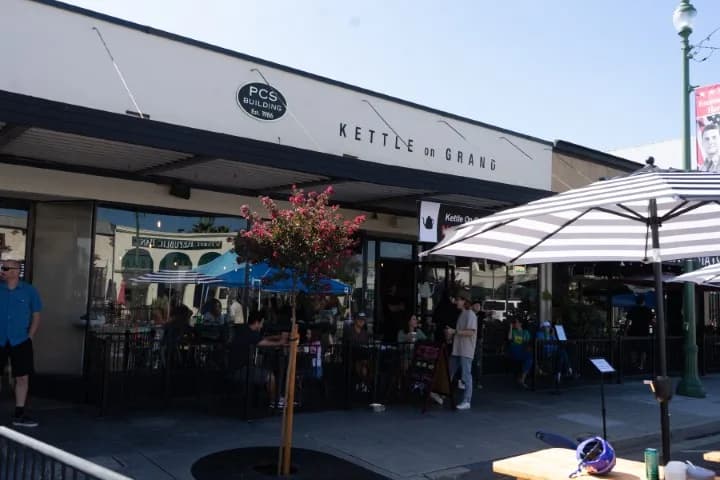 Kettle On Grand in San Diego, specialty coffee cafe