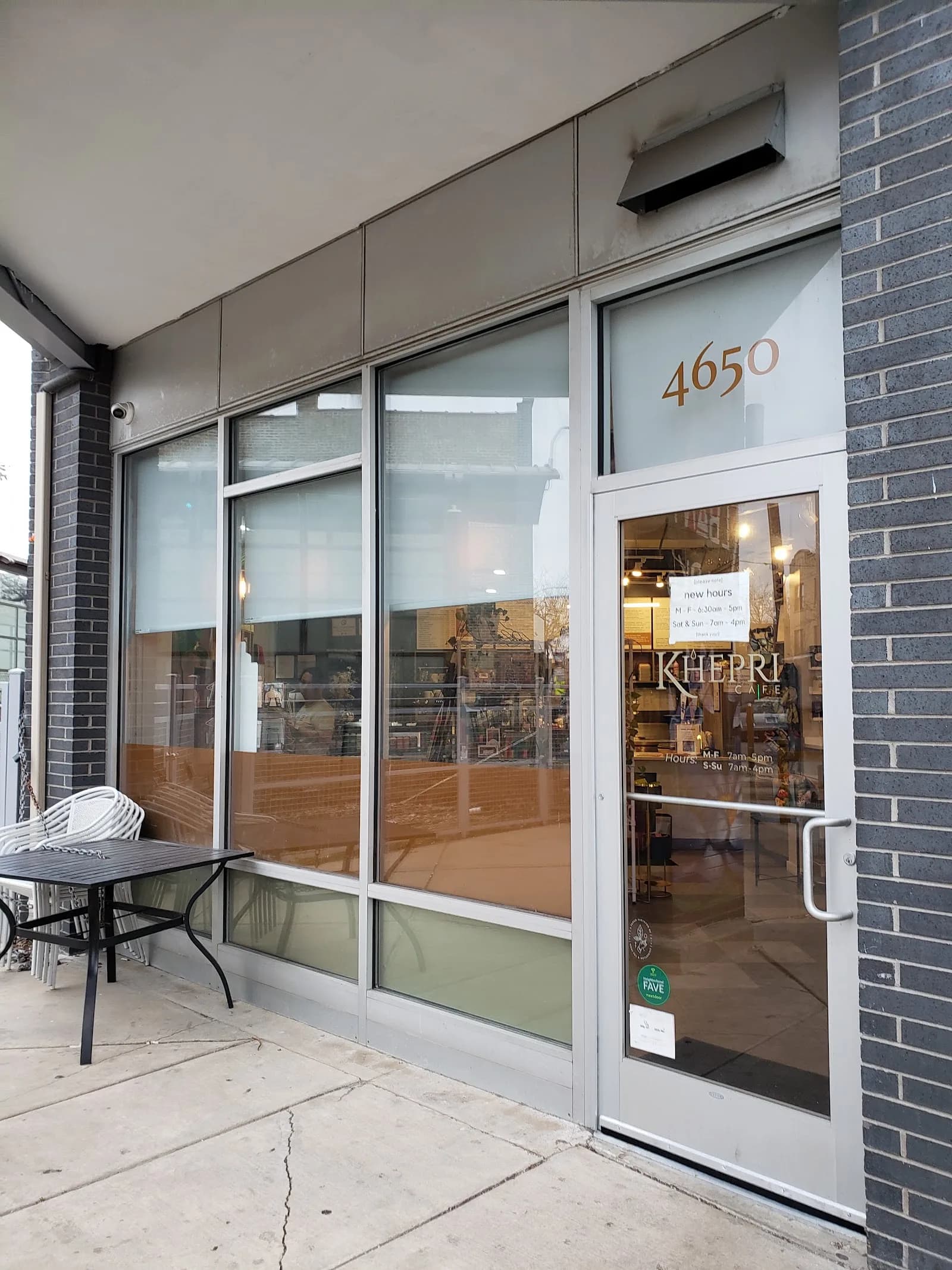 Khepri Cafe in Chicago, specialty coffee cafe