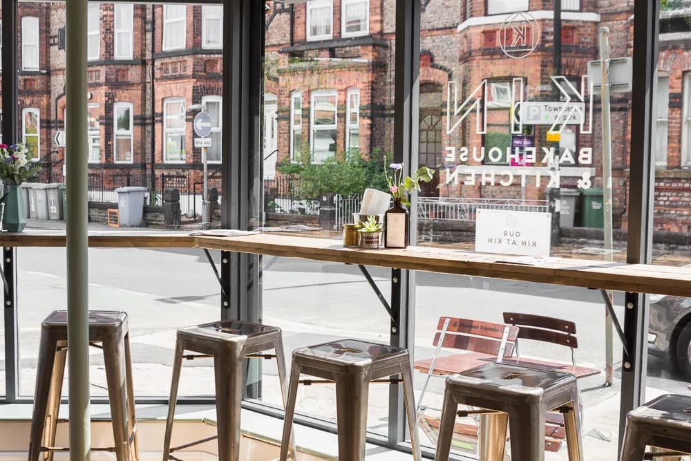 Kin Bakehouse & Kitchen in Stretford, specialty coffee cafe
